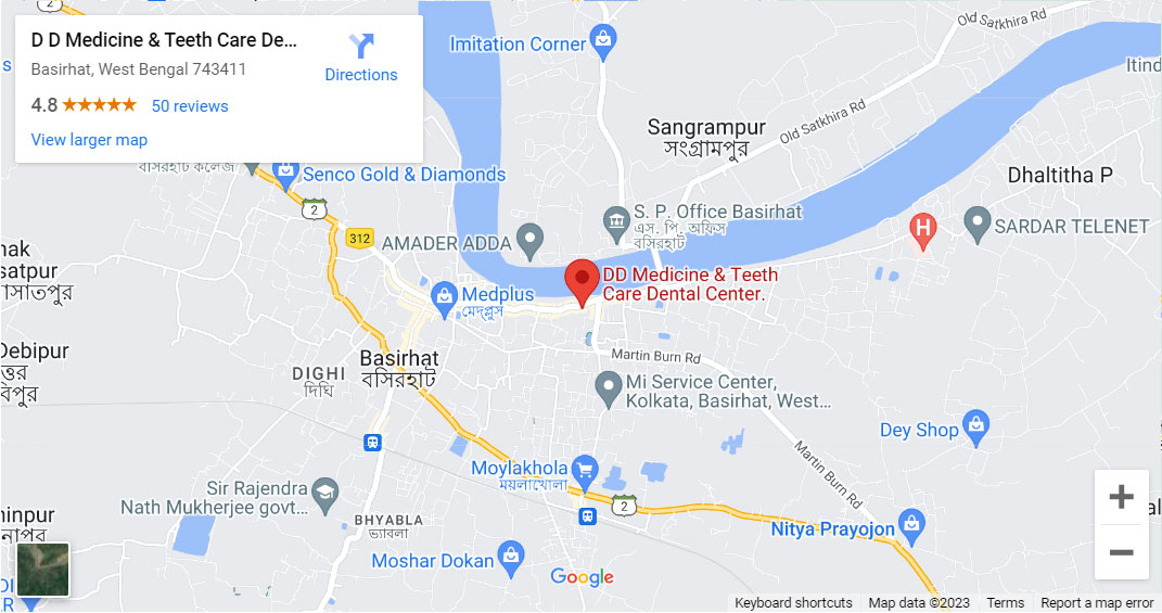 D D Medicine & Teeth Care Dental Center. map