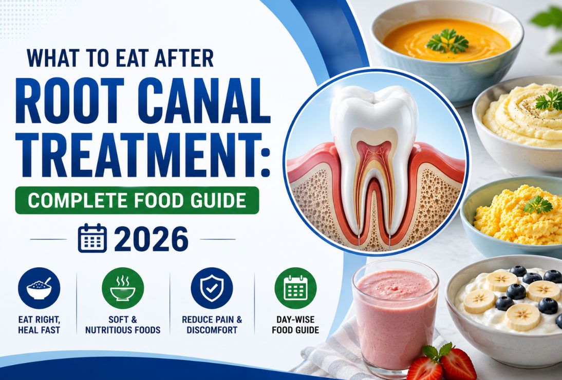 What to Eat After Root Canal Treatment: Complete Food Guide 2026