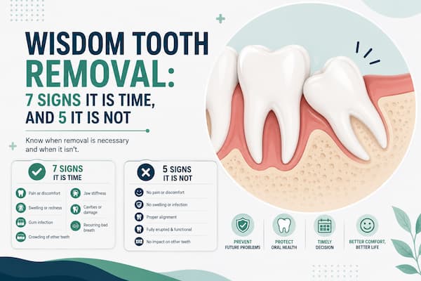 Wisdom Tooth Removal: 7 Signs It Is Time, and 5 It Is Not