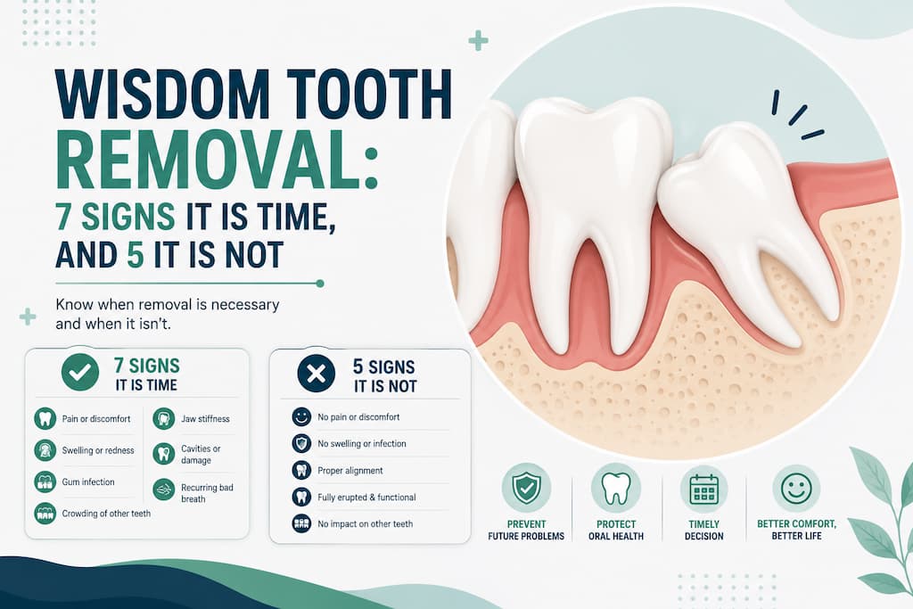 Wisdom Tooth Removal: 7 Signs It Is Time, and 5 It Is Not