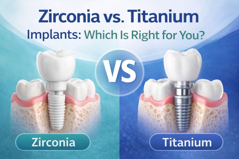 Zirconia vs. Titanium Dental Implants: Which Is Right for You?
