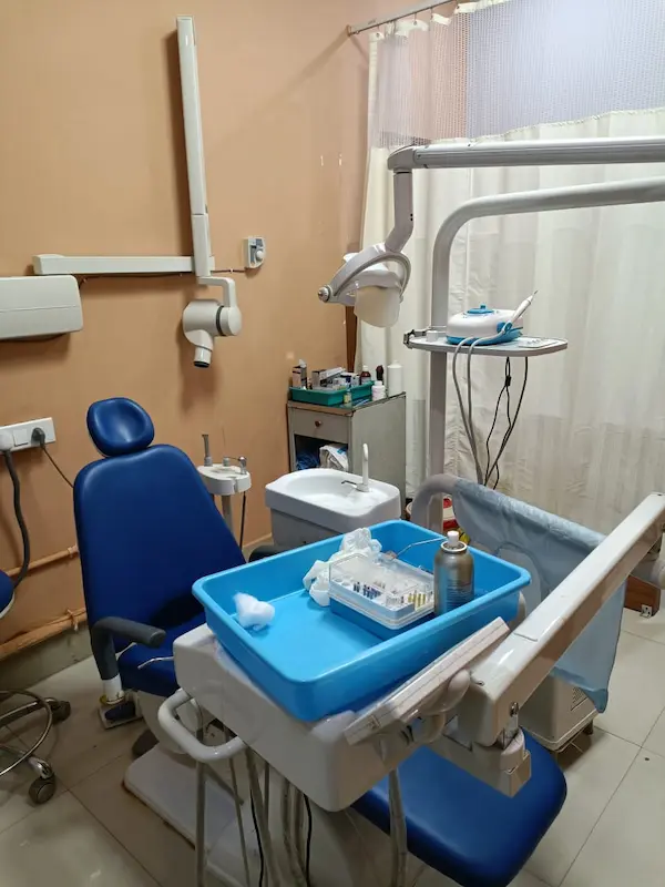 Modern Dental Treatment Chair at Teeth Care Charnock Dental Clinic Kolkata
