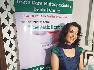 Actress Arpita Chaterjee & wife of Superstar Prosenjit Chaterjee inaugurated the South Kolkata Branch of Teeth Care Multispeciality Dental Clinic.
Teeth Care Multispeciality Dental Clinic